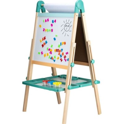 Ξύλινος Πίνακας Διπλής Όψης Με Αξεσουάρ Duo Play Free2Play 86397