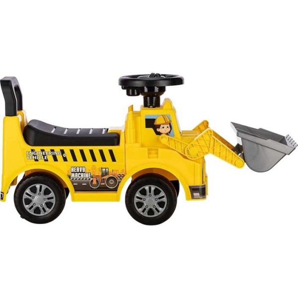 Ποδοκίνητος Εκσκαφέας Ride On Yellow Free2Play 86403
