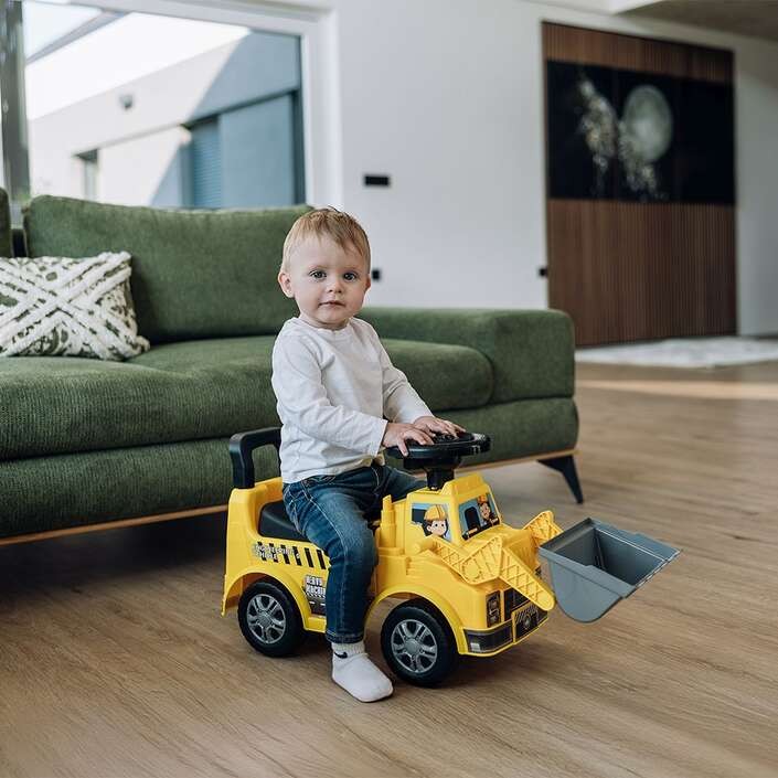 Ποδοκίνητος Εκσκαφέας Ride On Yellow Free2Play 86403