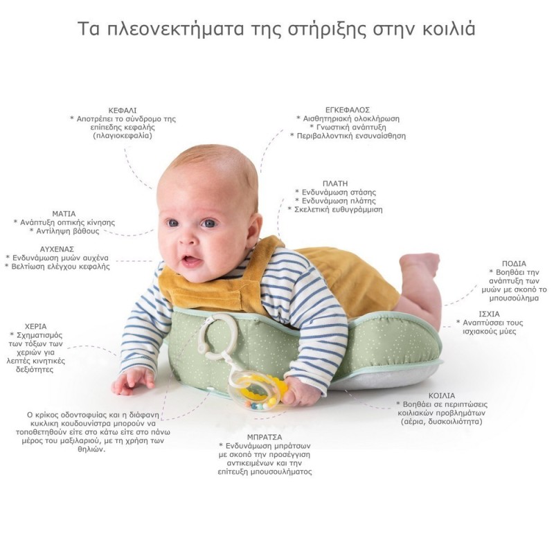 SAVANNAH TUMMY-TIME PILLOW ΒΡΕΦΙΚΟ ΜΑΞΙΛΑΡΙ ΣΤΗΡΙΞΗΣ