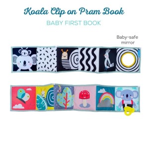 KOALA CLIP-ON PRAM BOOK ΜΑΛΑΚΟ ΒΙΒΛΙΟ ΚΑΡΟΤΣΙΟΥ