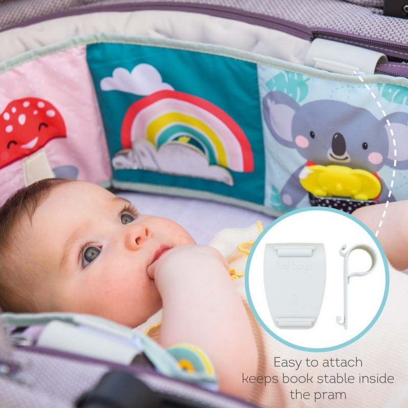 KOALA CLIP-ON PRAM BOOK ΜΑΛΑΚΟ ΒΙΒΛΙΟ ΚΑΡΟΤΣΙΟΥ