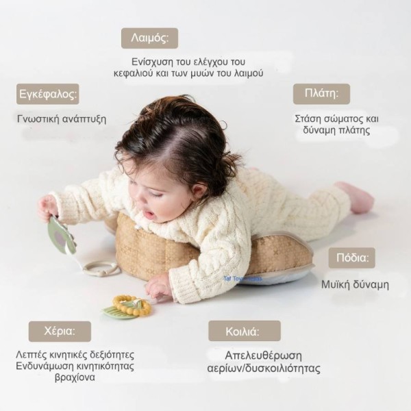 BEAR TUMMY TIME PILLOW
