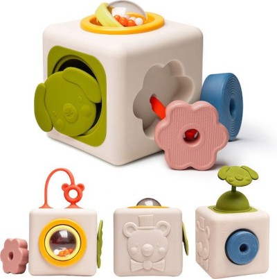 Κύβος σιλικόνης TAF TOYS Peek & Play Cube