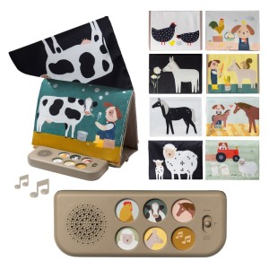 Farm Musical Tummy Time Book