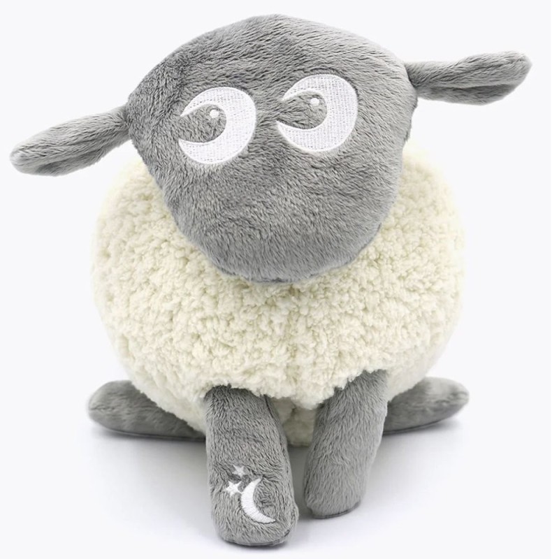 Ewan το προβατάκι DELUXE:GREY Επαναφορτιζόμενο Βοήθημα Ύπνου με αισθητήρα κλάματος και φως- Μπεζ