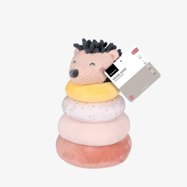 Stacking tower toy Hedge-hugs