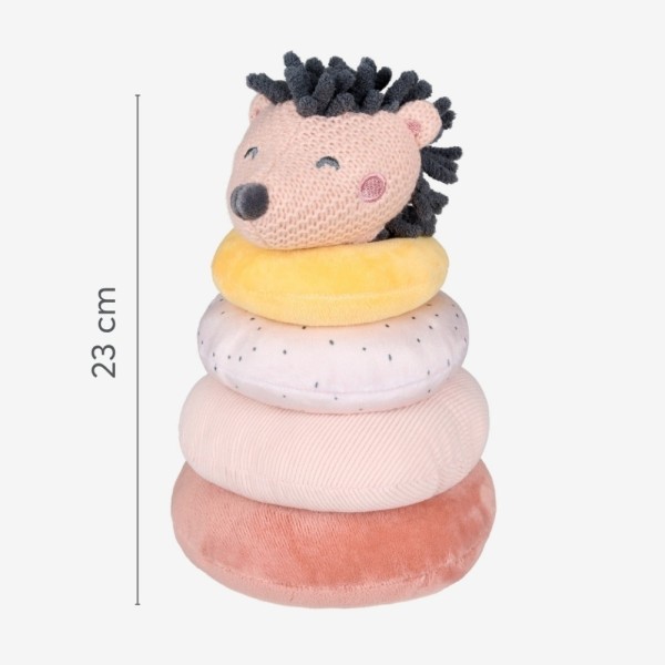 Stacking tower toy Hedge-hugs