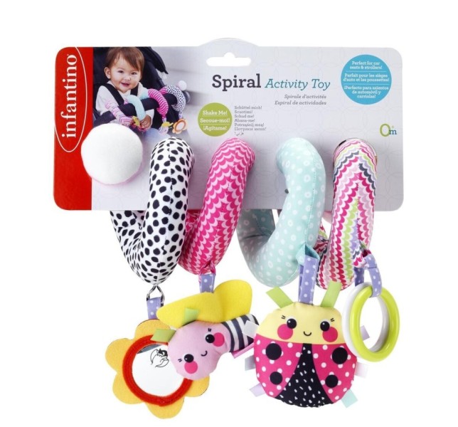 SPIRAL ACTIVITY TOY-PINK - INFANTINO