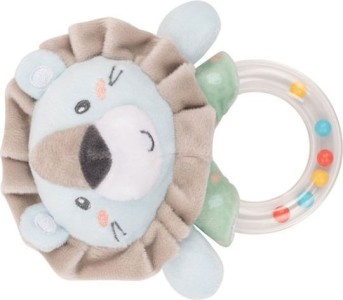 Plush rattle toy Jungle King