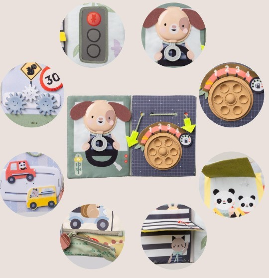 Ride Time Busy Book - TAF TOYS