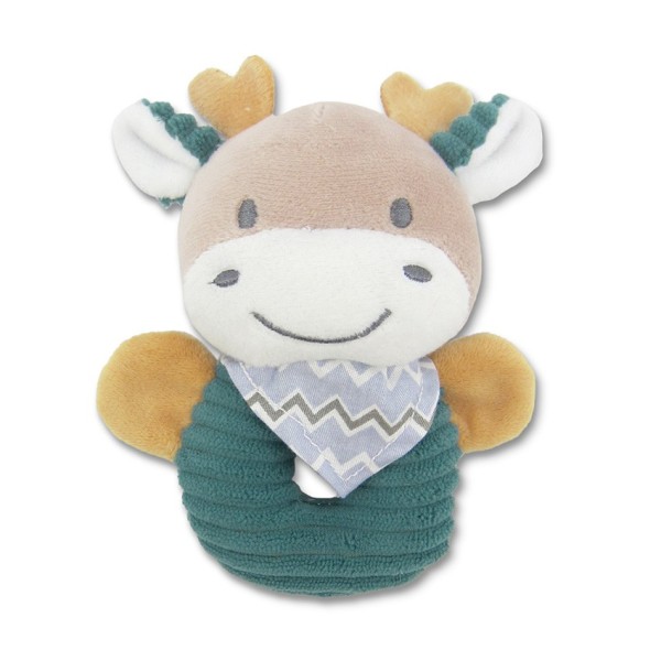 Κουδουνίστρα υφασμάτινη DEER BLUE NATURAL
