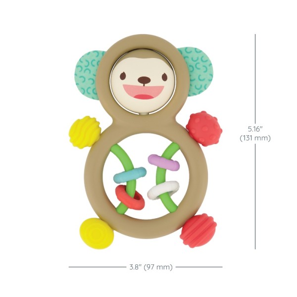 Κουδουνίστρα Αισθήσεων Infantino Busy Lil' Sensory Rattle - INFANTINO