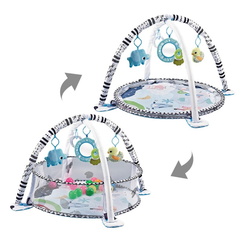 Εκπαιδευτικό γυμναστήριο-χαλάκι στρογγυλό Lazarid