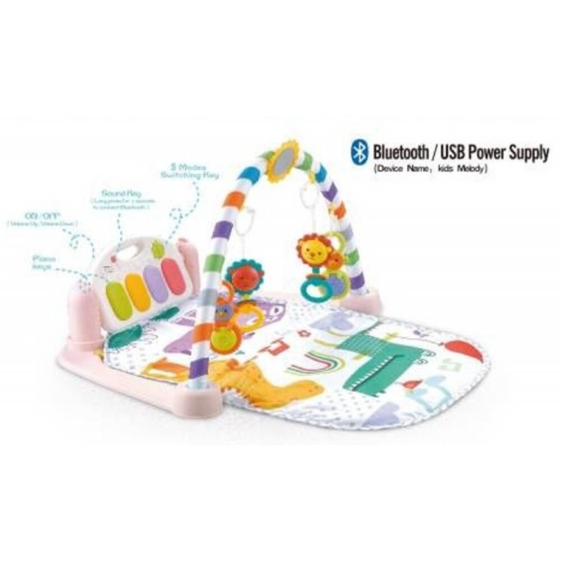 Βρεφικό γυμναστήριο Bluetooth Lazarid Ροζ Βρεφικό γυμναστήριο Bluetooth Lazarid Ροζ