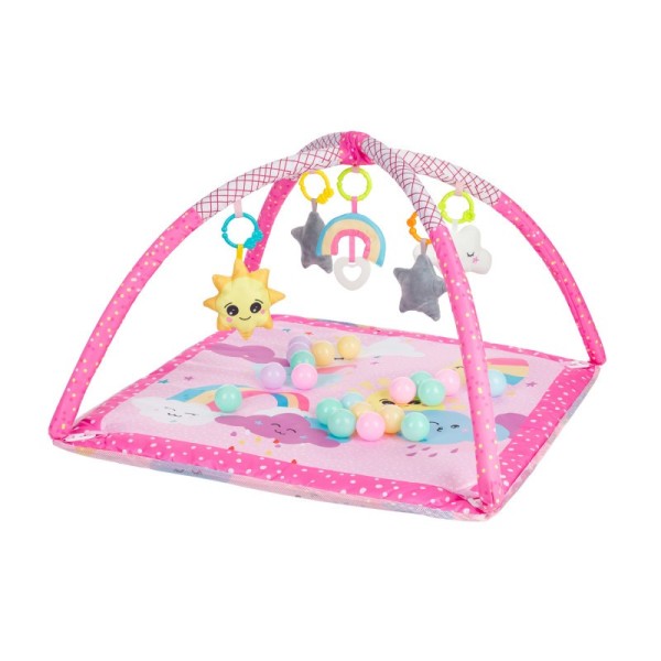 Playmat with 18 balls Pink Sky