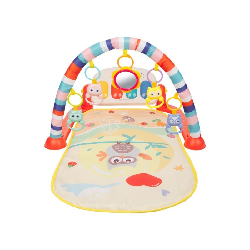 Χαλάκι δραστηριοτήτων Happy Owl Πορτοκαλί