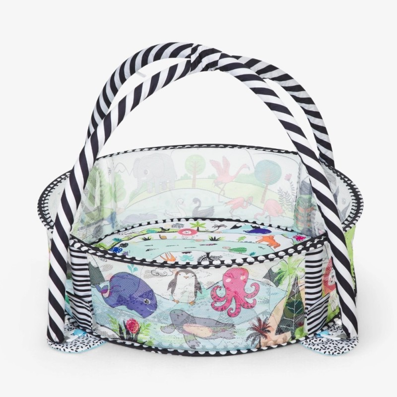 Χαλάκι δραστηριοτήτων με 30 μπάλες Animals World