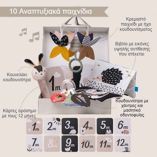 BLACK & WHITE NEWBORN KIT ΣΕΤ 10 ΒΡΕΦΙΚΩΝ ΠΑΙΧΝΙΔΙΩΝ