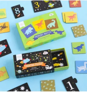 Παιχνίδι μνήμης και αντιστοίχισης Little dinosaurs 3 ετών