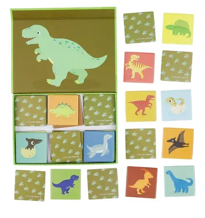 Παιχνίδι μνήμης και αντιστοίχισης Little dinosaurs 3 ετών
