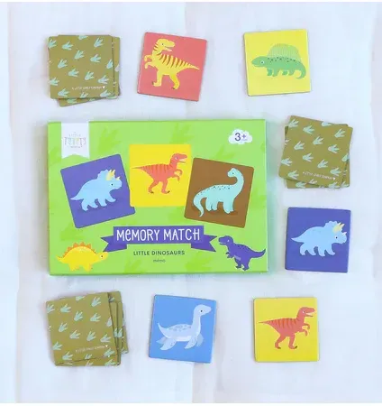 Παιχνίδι μνήμης και αντιστοίχισης Little dinosaurs 3 ετών
