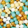 Ludi σετ 90 πλαστικά μπαλάκια παιχνιδιού ιδανικά για μπαλοπισίνες