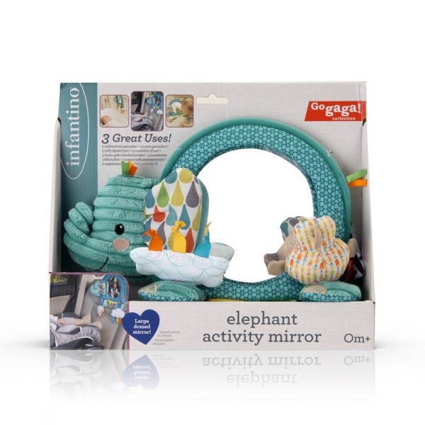Go Gaga Elephant Activity Mirror - INFANTINO