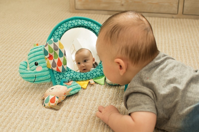 Go Gaga Elephant Activity Mirror - INFANTINO