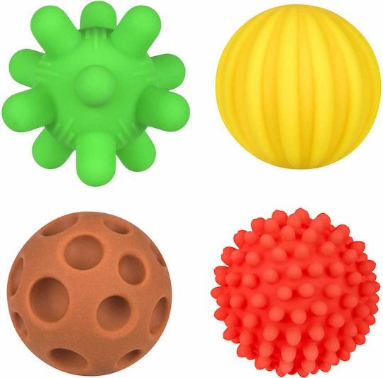 TULLO ΠΑΙΧΝΙΔΙ ΑΙΣΘΗΣΕΩΝ SENSORY BALLS 4 ΤΜΧ