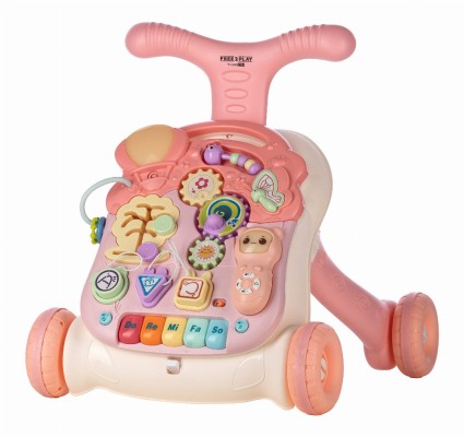 Περπατούρα 2 σε 1 Walk & Play Pink