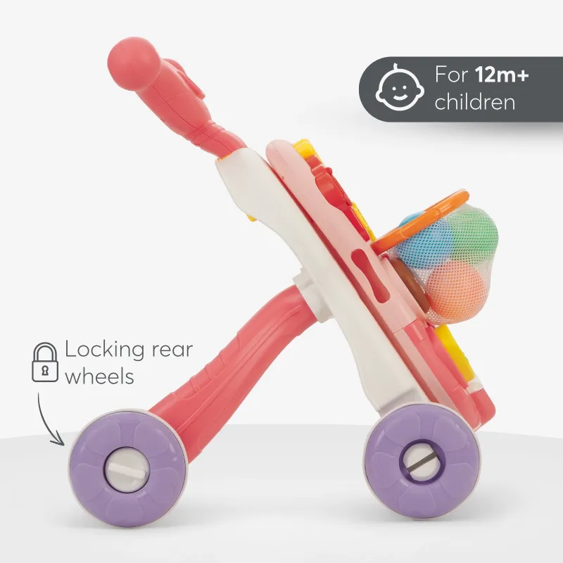 Push Walker 2in1 Candy Party Pink