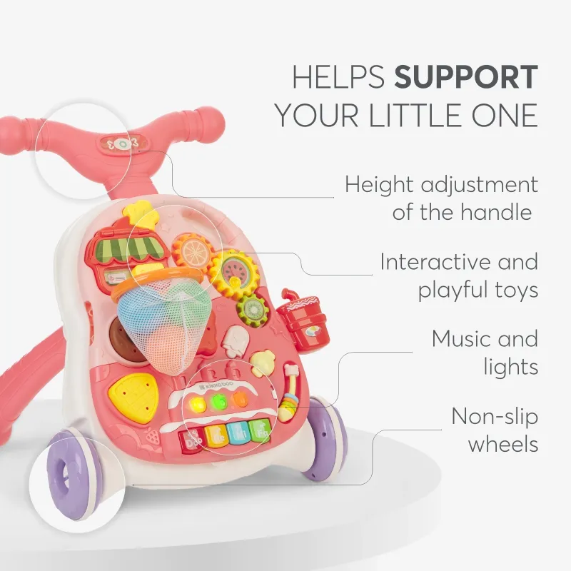 Push Walker 2in1 Candy Party Pink