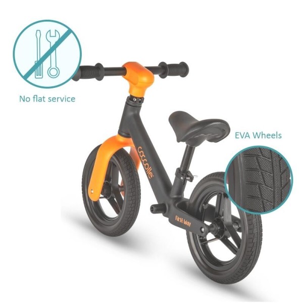 Ποδήλατο ισορροπίας Coccolle First Way Orange Shadow