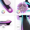 Πατίνι τρίτροχο  2σε1 RAKET UP  Pink LED scooter