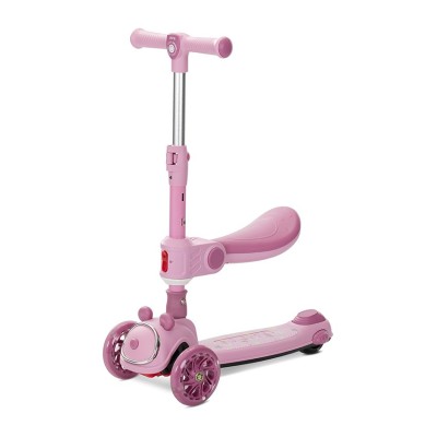 FOLDABLE SCOOTER SWIFTIE UP 50 KG LED/MUSIC PINK