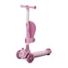 FOLDABLE SCOOTER SWIFTIE UP 50 KG LED/MUSIC PINK