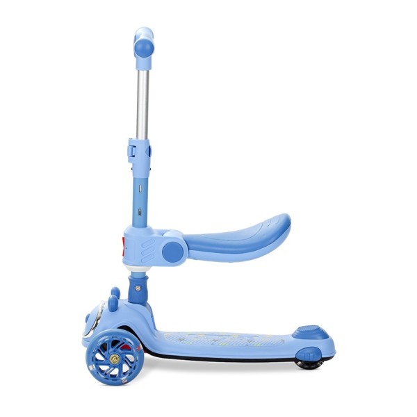 FOLDABLE SCOOTER SWIFTIE UP 50 KG LED/MUSIC BLUE