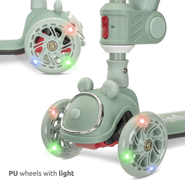 FOLDABLE SCOOTER SWIFTIE UP 50 KG LED/MUSIC OCEAN