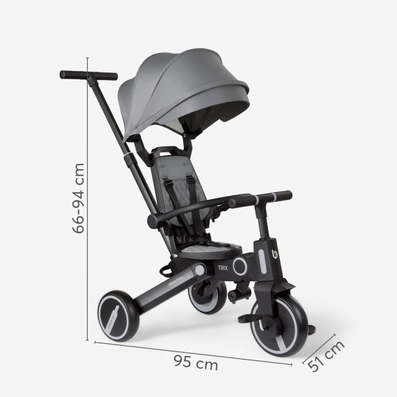 TRIX GREY 7in1 TRICYCLE ΤΡΙΚΥΚΛΟ ΠΟΔΗΛΑΤΟ