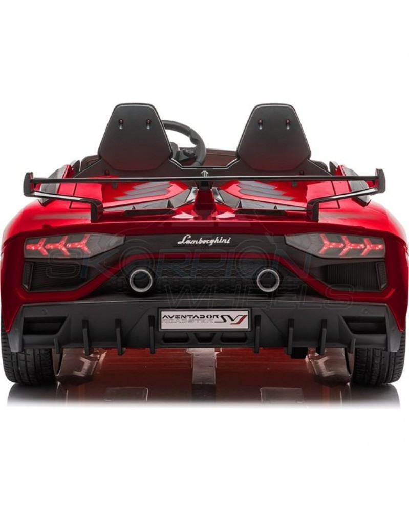 Παιδικό Αυτοκίνητο Lamborghini Aventador SVJ Original 24V Κόκκινο 