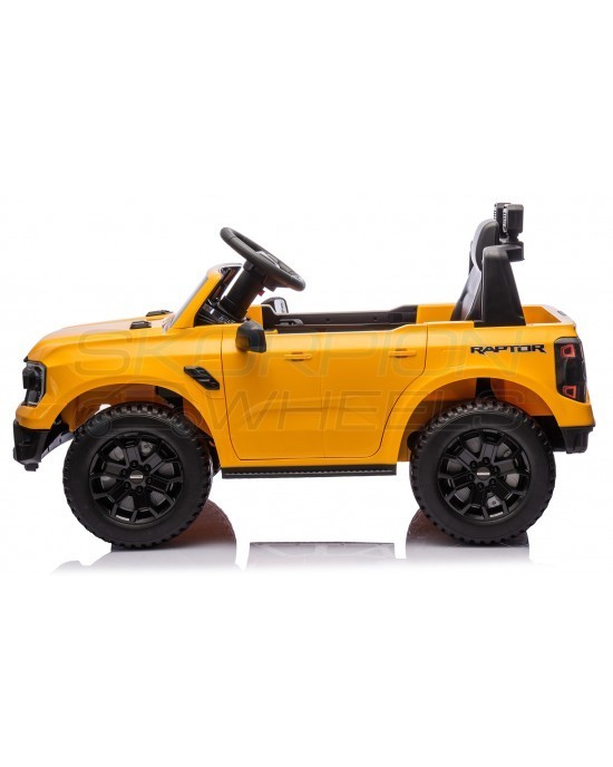 Παιδικό Αυτοκίνητο Ford F-150 Raptor 12V Original Κίτρινο