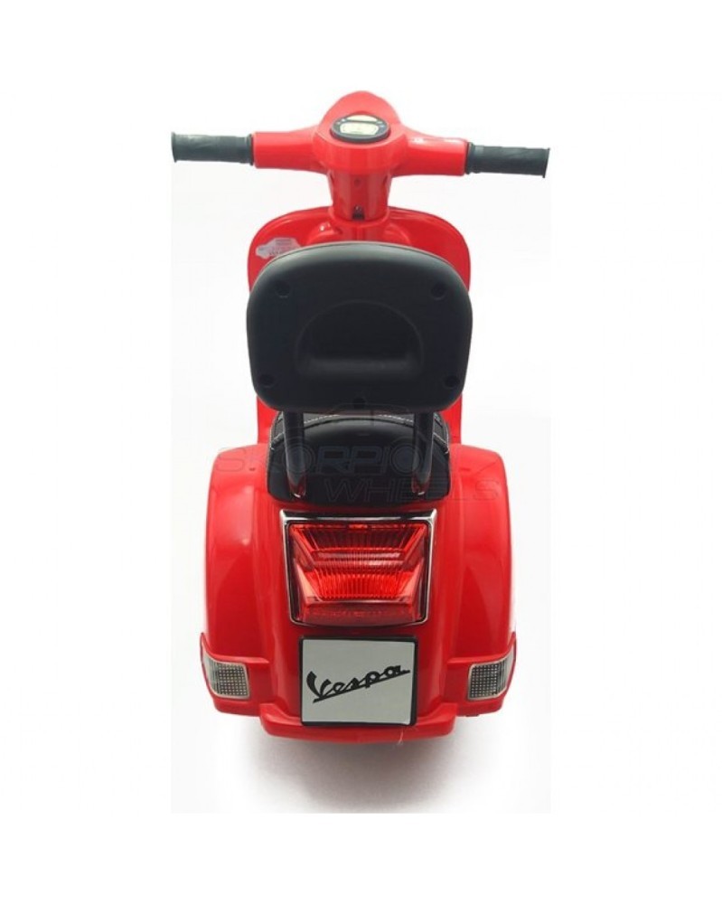 Παιδική Μηχανή 6V Vespa Piaggio Original Κόκκινη