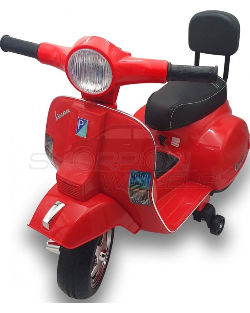 Παιδική Μηχανή 6V Vespa Piaggio Original Κόκκινη