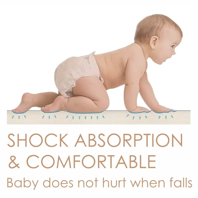 Χαλάκι δραστηριοτήτων διπλής όψης Boho 200*180*1cm   100-502