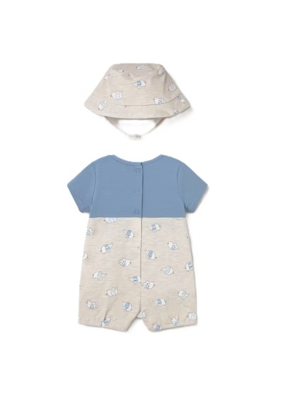 Φορµακι σαλοπετα και καπελο μπεζ απαλο