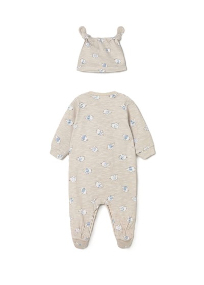 Φορµακι µακρυ µε καπελο καφε