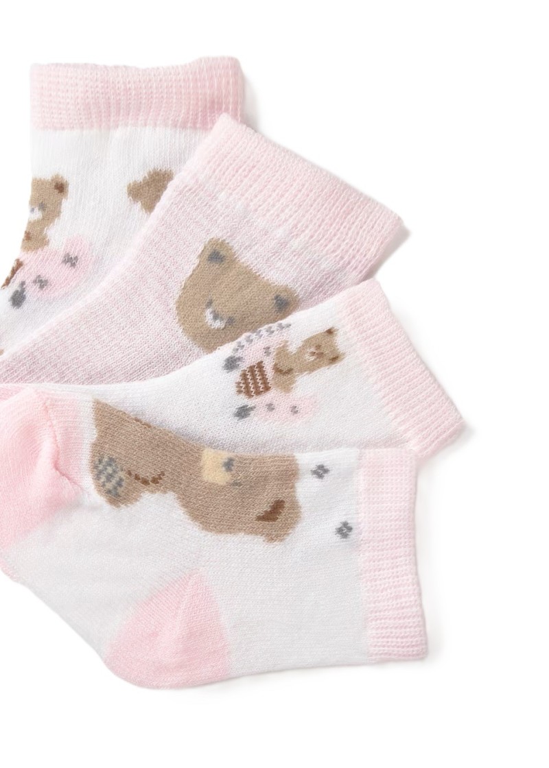 Σετ 4 καλτσες ροζ Σετ 4 καλτσες ροζ