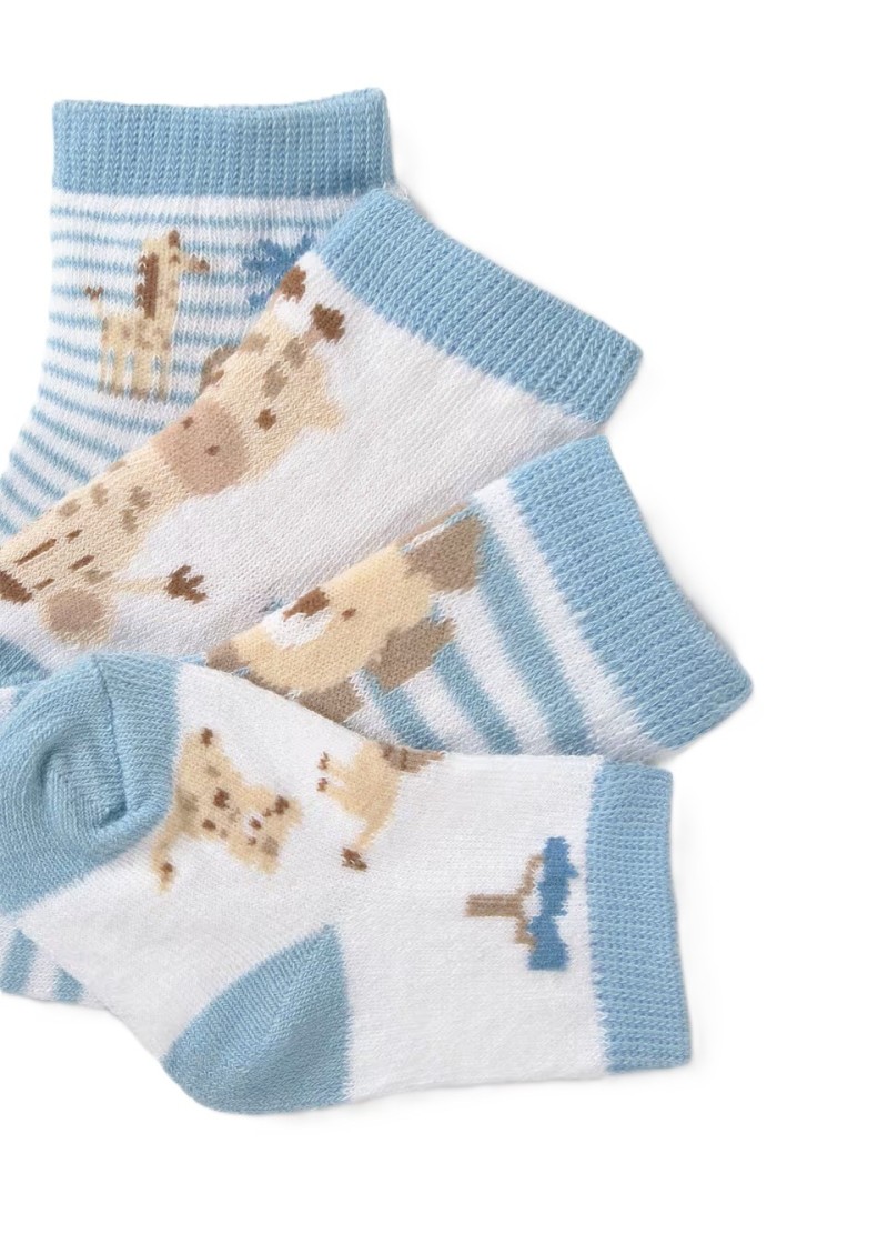 Σετ 4 καλτσες µπλε Σετ 4 καλτσες µπλε