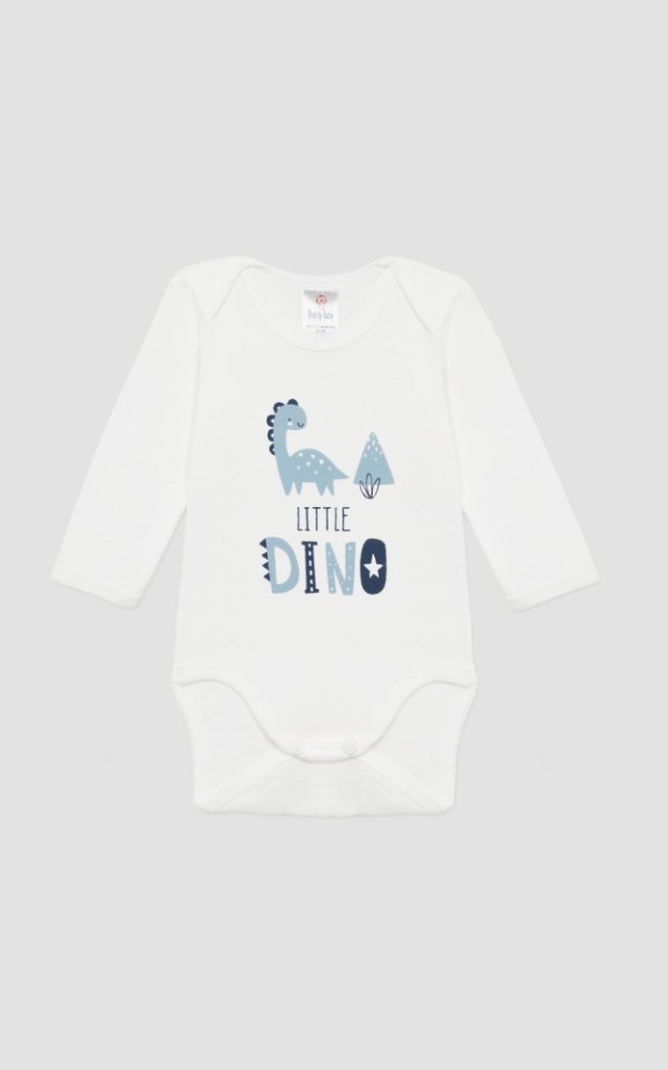 βρεφικά κορμάκια μακρύ μανίκι Little One. Βαμβακερά 100%